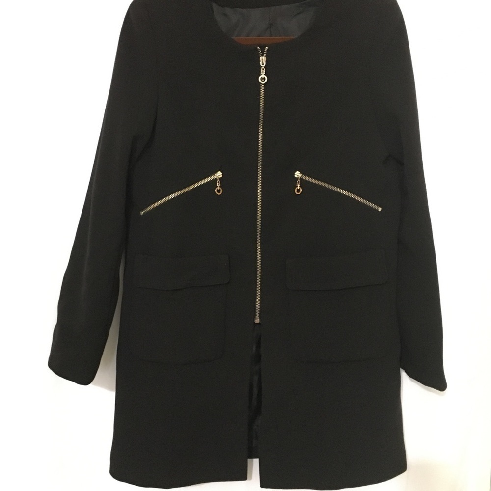 Aquamar Women Black zipper Jacket size M